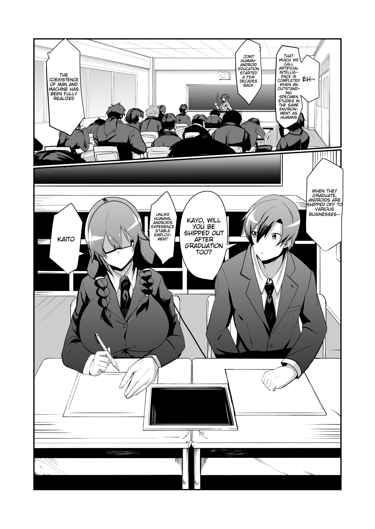 Hentai Manga Comic-The Manga about being Lovey-Dovey with your Android Childhood Friend-Read-3